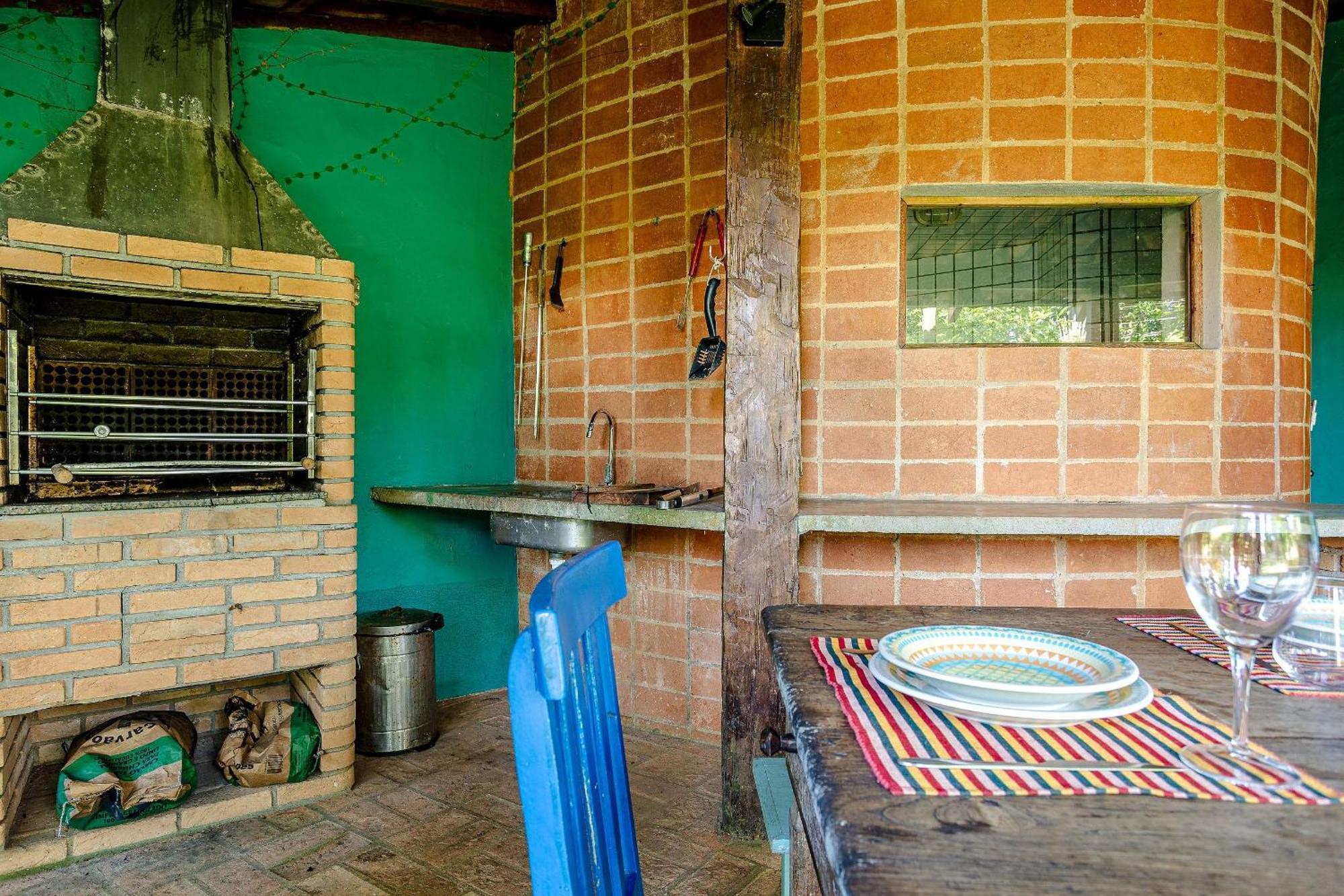Casa Dos Passaros Na Areia A 20M Da Praia Da Baleia Com 3 Suites E 1 Dorm, Com Ar Condicionado, Wifi, Smart Tv, Cozinha Completa E Churrasqueira Сао Себастиао Екстериор снимка