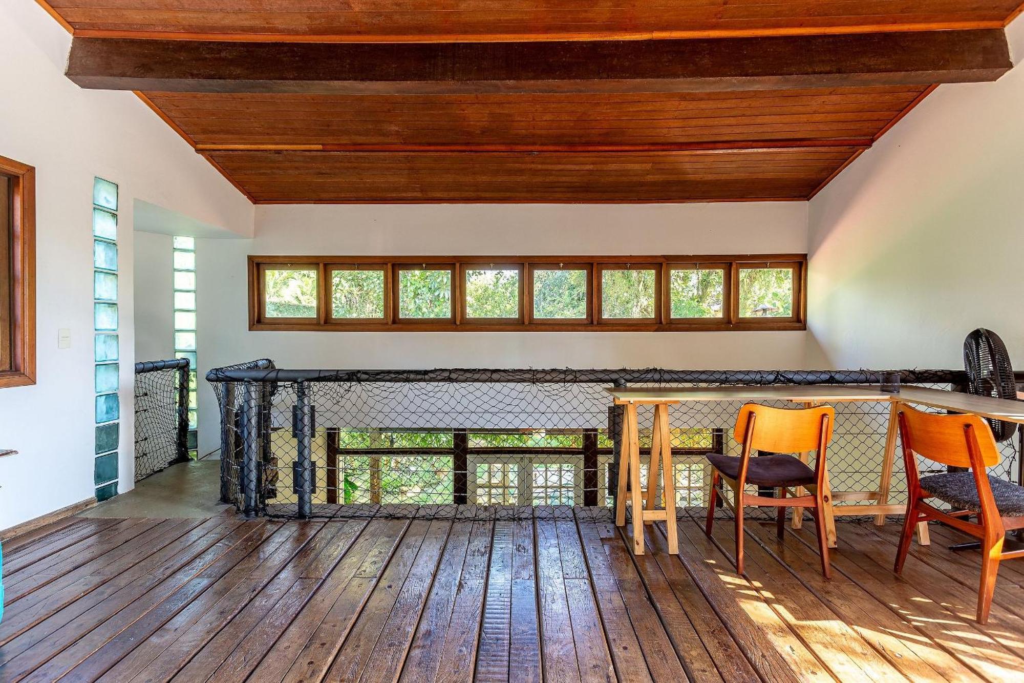 Casa Dos Passaros Na Areia A 20M Da Praia Da Baleia Com 3 Suites E 1 Dorm, Com Ar Condicionado, Wifi, Smart Tv, Cozinha Completa E Churrasqueira Сао Себастиао Екстериор снимка